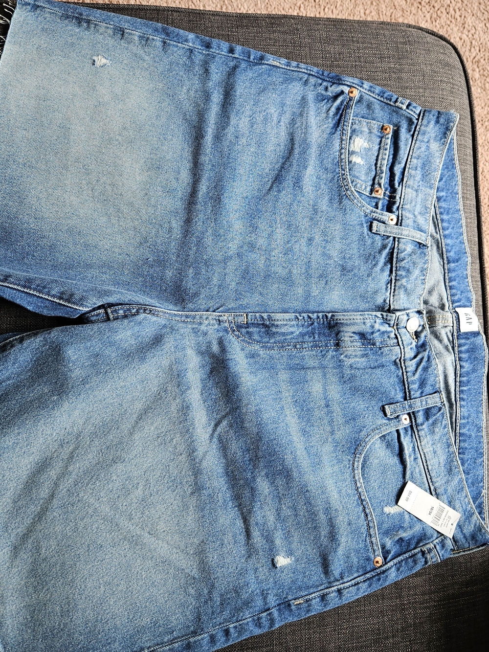 Gap High Rise 8 Inch Loose Bermuda Shorts